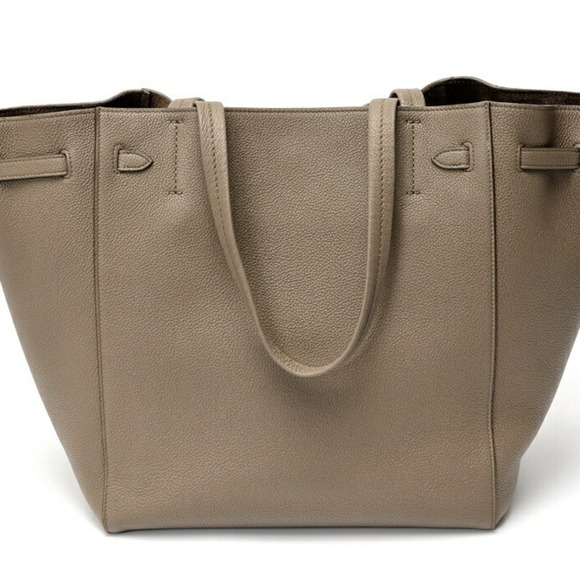 CELINE Gray Leather Tote Bag - Picture 3 of 8